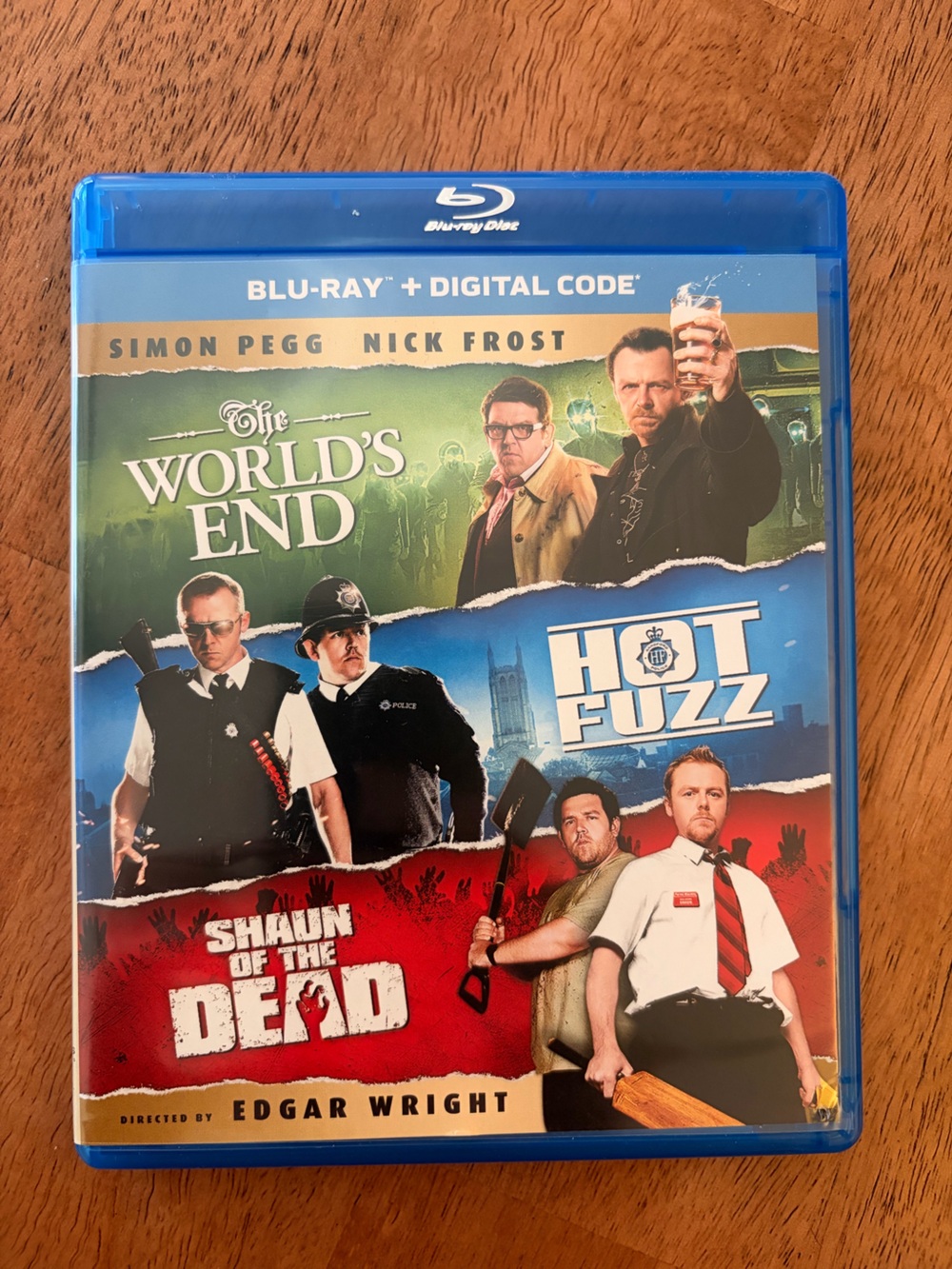 Hot Fuzz Blu-ray + Digital Code - Multicolor Cover